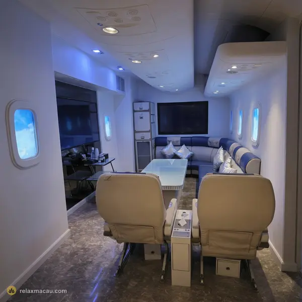 東方皇堡飛機艙主題情景房